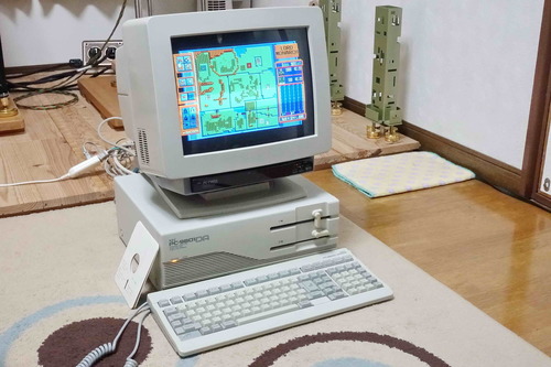 NEC PC-9801DAのメンテナンスをしています。: はにはにのヴィンテージＰＣ新品再生ブログ