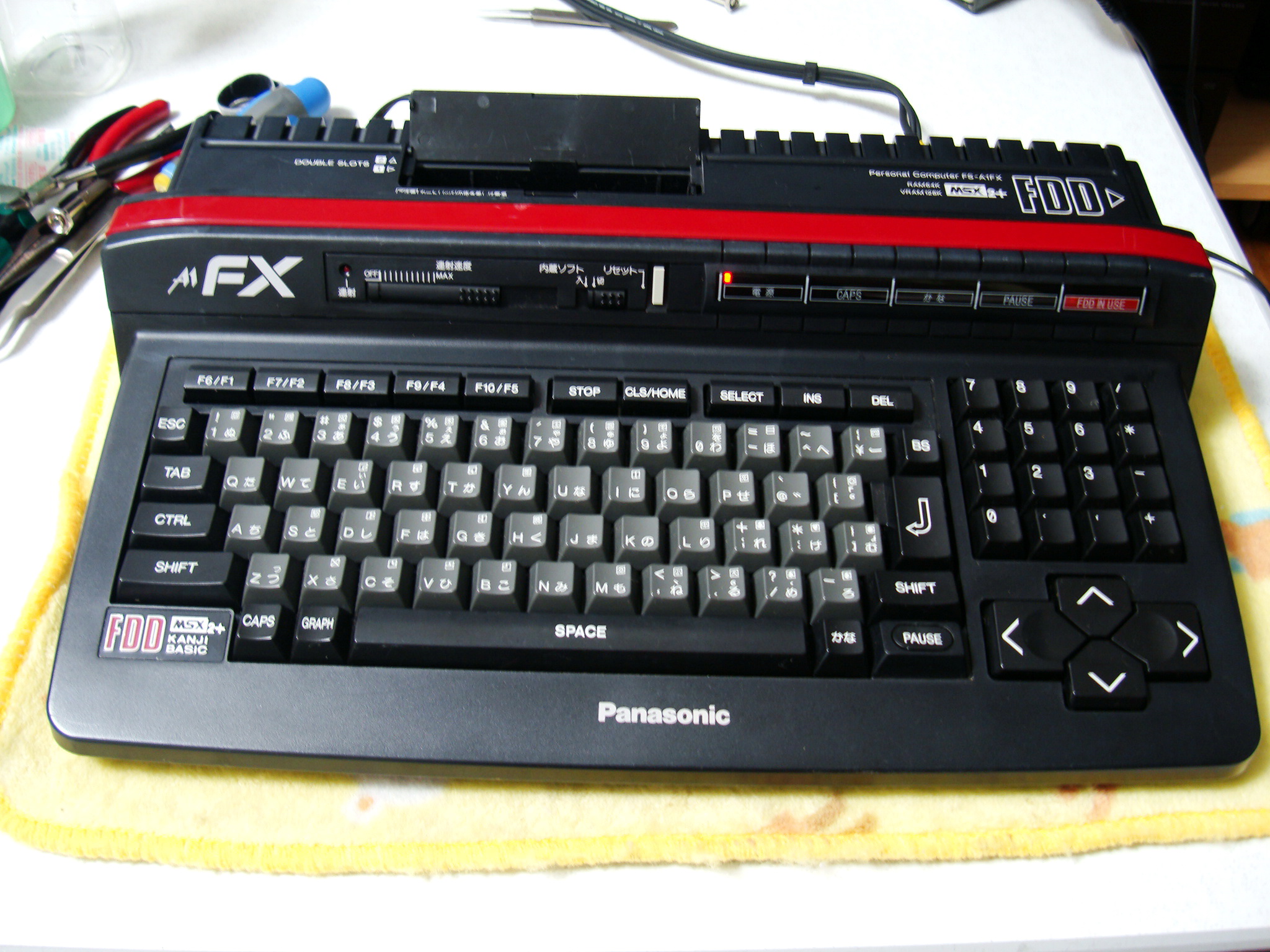 美品】 Panasonic パナソニック FS-A1FX MSX2+パソコン MSX 通電OK 