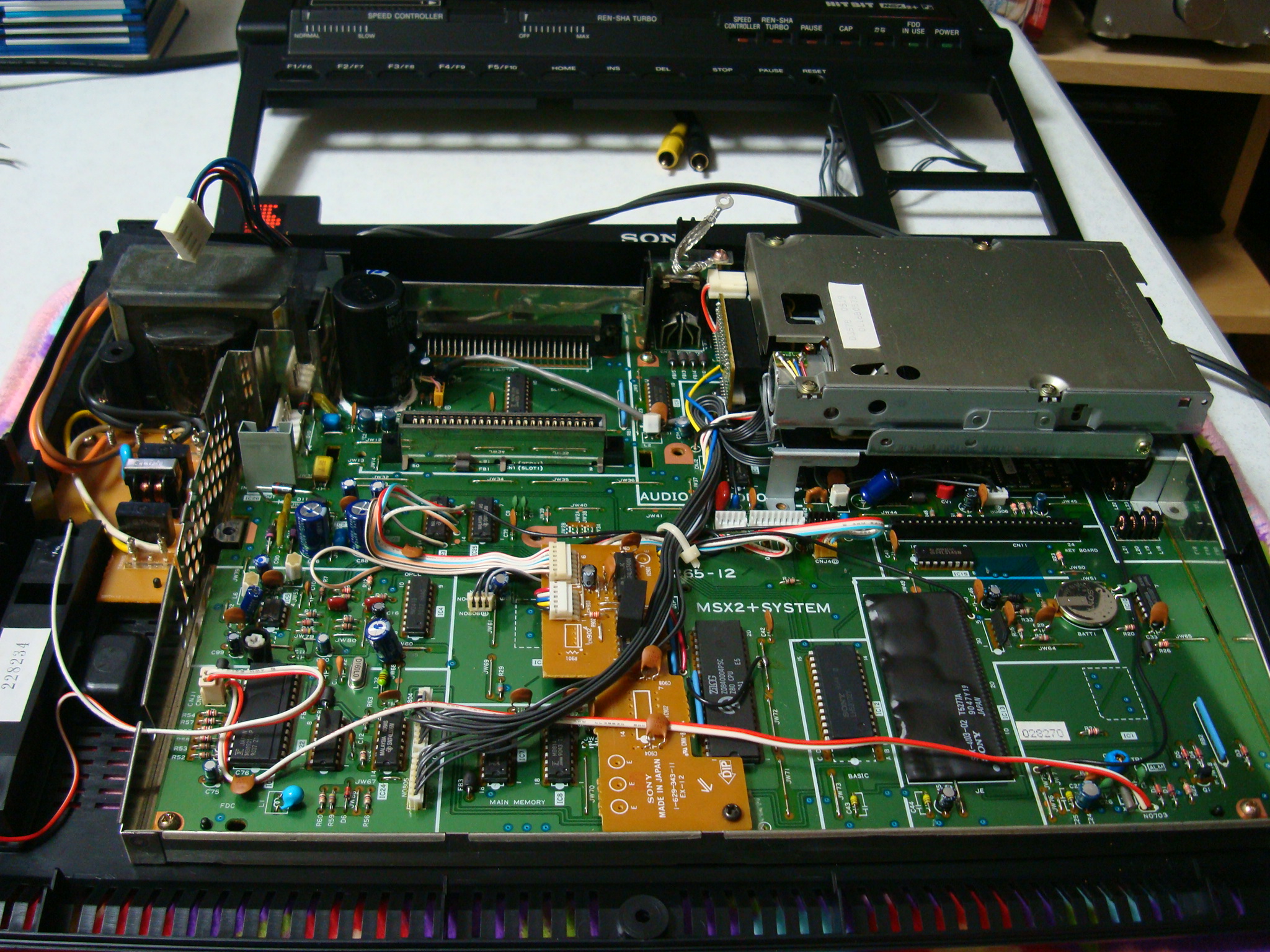 ソニー HB-F1XV MSX2+の延命修理をしています＾＾: はにはにの ...